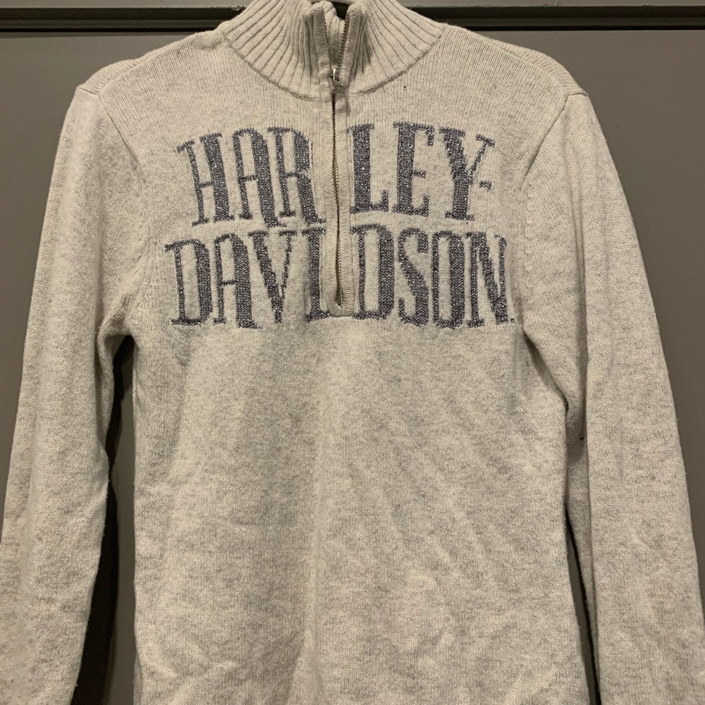 Harley Davidson 1/4 Zip Pullover